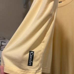 Comftr Soft Yellow Tee and short set